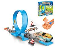 Car Track Set - Construction Truck Car, Track Play Set, 360 Degree, Wall-Climbing Game, Dynamic Play Kit | TrackAssembly Playset For Indoor Outdoor Home Travel Birthday Easter Activities