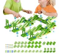 Car Track Set for Kid Fun Interactive - Flexible Puzzle Family Game Race