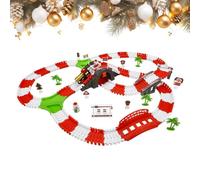 Car Track Set for Kids Christmas Electric Child Assembly Toy Set | Vehicle Toy with Track for Boys Girls Preschoolers Apartment Daycare Living Room Playroom Bedroom Study Kindergarten