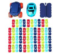 Car Track Set for Kids - Educational Lighted Vehicle - Educational Toy Car - for Boys Living Room Bedroom Family Activity Party Favor Kindergarten Preschool Homeschooling Birthday Holiday