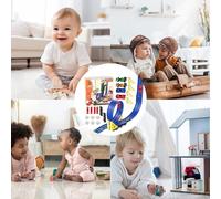 Car Track, Transporter Game Playset, Speed Track, Cool DIY Sliding Racing Set | Aluminum Alloy Inertia Vehicle Assembly Toy For Birthday Home Travel School