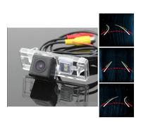 Car Trajectory Camera Rear View Reverse Backup Camera with Intelligent Dynamic Parking line, Replacement for Peugeot RCZ 2009-2015