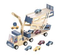 Car Transporter and 2-in-1 Racing Track