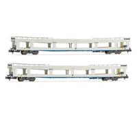Car Transporter Coach DDMA Rolling Stock Train Model Renfe 1:160 N White 2-Piece