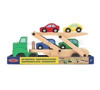 Car Transporter Loader Toy Early Learning Preschool Wooden 14096 Melissa & Doug
