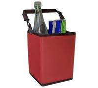 Car Trash Bag Holder - Auto Back Seat Suspension Leather Trash Bin Organizer | Hanging Car Trash Can Organizer, Hanging Vehicle Trash Can For