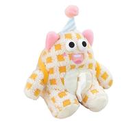 Car Trash Bin - 2 in 1 Plush Armrest Storage | Funny Car Tissue Box Holder with Trash Compartment for SUV RV Sedan Truck Automotive Interior Road Trip Travel Driving Fatigue Relief Accessory