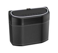Car Trash Bin - Auto Garbage Organizer With Touch Light,Smell-Proof Waste Can Organization Bin for Pick-Ups SUVs Boats Trucks RVs Cabs Road Trips