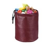 Car Trash Bin - Vehicle Waste Storage Auto Storage Bucket | 0.9 Gallon Capacity Multi-Purpose Design for Sedans RVs Trucks Daily Commute School Run Long Drives Vacation