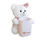 Car Trash Bin, Versatile Use, 1piece, Plush Bear Tissue Holder, Center Console Organizer, Easy Access, For Napkin Garbage Truck SUV RV Sedan Vehicle