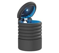 Car Trash Can 10cm Foldable Silicone Waste Bin with Lid Car Trash Can Car Garbage Bin Large Capacity Creative Storage Box Washable Small Garbage Box for Car Vehicle Automobile