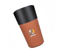 Car Trash Can for Smart Roadster 2003 2004 2005 2006, Portable Waterproof, Waste Paper Garbage Bin for Auto Travel, Garbage Can for Storage and Organization,Orange