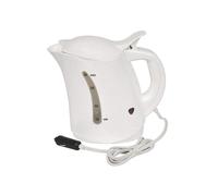 Car Travel Kettle Camping Water Kettle 12v Cigarette Lighter - White