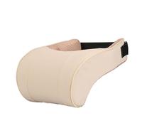 Car Travel Neck Pillow - Vehicle Headrest Pillow Cotton Car Neck Pillow PU Leather | Car Neck Pain Relief from Driving Neck Pain Universal Headrest