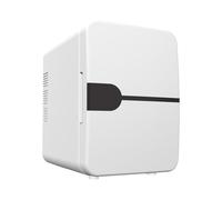 Car Travel Refrigerator - 12V DC 220V AC Cooler, Mini Camping Fridge, 6L Temperature Design With Quiet Fan And USB Charging Feature | Portable Food And Drink Storage For Driving Road Trip Outdoor