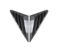 Car Triangle Louver Shark Gill Shaped Rear Window Decorative Window Vent Stickers 2022 2023 For Audi A3 8Y Sedan 2021