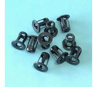 Car Trim Clips 10Pcs Car Metal Screw Base Clamp Auto Trunk Nut Front Back License Plate Install Fastener Clips, For Santana, For Universal
