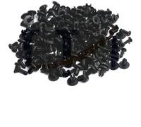 Car Trim Clips 120PCS 8mm Hole Auto Clips Car Bumper Door Trim Panel Plastic Rivets Front Dumper Fender Fastener Push Pin Clips Motor Car Stuff