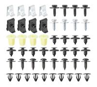 Car Trim Clips, For Echo 2000-2005, For Highlander 2014-2018 2017 2016 50/60pc Car Under Body Cover Clips Bumper Screws Rivet Fender Trim(60PCS)(50pcs)