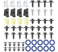 Car Trim Clips, For Echo 2000-2005, For Highlander 2014-2018 2017 2016 50/60pc Car Under Body Cover Clips Bumper Screws Rivet Fender Trim(60PCS)(60pcs)