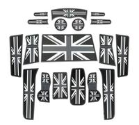 Car Trim Compatible With Mini For Cooper F60 Car Water Coaster Door Groove Mat Anti-skid Decoration Interior Accessories