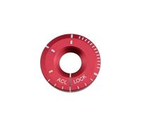 Car Trim Interior For A1 A3 A4 A5 A6 A7 A8 Q3 Q5 Q7 Aluminum Alloy Car Switch Ignition Key Ring Decoration Trim Sticker 2005-2013 Car Interior Trims(Red)