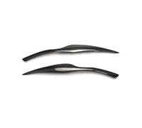 Car Trim Interior For BMW 3 Series E90 2005-2012 2pcs Carbon Fiber Front Headlamp Headlights Eyebrows Eyelids Bumper Trim Car Interior Trims(Type A)