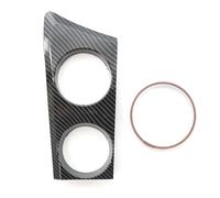 Car Trim Interior For BMW E81 E82 E87 E88 1 Series 04-11 LHD ABS Center Console Cup Holder Car Styling Front Storage Box(Carbon grain)