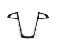 Car Trim Interior For Buick For Regal 2009 2010 2011 2012 2013 Steering Wheel Decoration Trim Car Interior Trim Strips(Carbon Fiber Black)