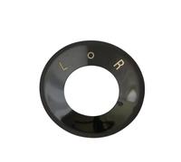Car Trim Interior For Chevrolet for Cruze Sedan Hatchback 2009-2015 Car Rearview Mirror Knob Rear View Circle Sticker Car Interior Trims(Black)