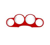 Car Trim Interior For Dodge For Challenger 2009 2010 2011 2012 2013 2014 Dashboard Decoration Cover Trim Panel Car Interior Accessories(A red)
