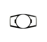 Car Trim Interior For Focus 2 MK2 2005-2011 Stainless Steel Interior Steering Wheel Cover Sequins Trim Car Styling Accessories Car Interior Trims(Black)