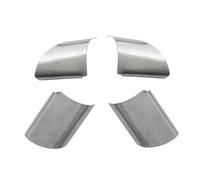 Car Trim Interior For for Focus 2 MK2 2005-2011 Stainless Steel Interior Steering Wheel Cover Sequins Trim Car Styling Accessories Car Interior Trims(Blue)