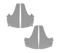 Car Trim Interior For Jazz For Fit 2008-2012 Hatchback Car Interior Door Armrest Panel Cover Trim Soft Leather Armrest Cover Car Interior Trims(4pcs Gray)