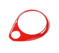 Car Trim Interior For Jeep For Grand For Cherokee 2011-2020 Center Console Speaker Ring Sticker Interior Mouldings Car Interior Trim Strips(Red)