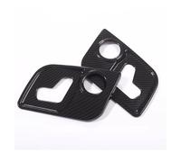 Car Trim Interior For Maserati For Levante For Ghibli For Quattroporte Seat Side Adjustment Button Trim Panel Cover Car Interior Accessories(Carbon Fiber)