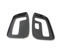 Car Trim Interior For Mazda For CX5 For CX-5 KF For CX-8 2017 2018 2019 2020 2021 2022 2023 2024 Car Seat Adjustment Button Panel Cover Trim Car Interior Accessories(Carbon Fiber LHD)