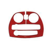 Car Trim Interior For Mitsubishi For Eclipse 2006-2011 Car Interior Central Control CD Gear Shift Panel Trim Cover Sticker Car Interior Accessories(Style B-Red)