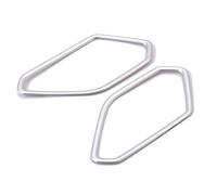 Car Trim Interior For VW For Tiguan 2017 2018 2019 2020 2021 Matte Car Rear Inner Door Audio Speaker Cover Trim Interior Accessories Auto Interior(Carbon Fiber)