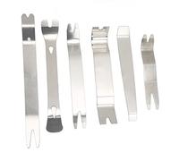 Car Trim Removal Tool Kit Stainless Steel Solid Universal Clip Pry Tools Multipurpose for Door Window Audio Practical 6pcs