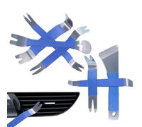 Car Trim Remover Set, Clip Pulling Tools, Auto Panel Fastener Extractor Kit - 7pc Stainless Steel Interior Pry Tools with Non-Slip Handles for Door Panel Window Upholstery