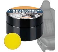 Car Trim Restorer - 50-80g Vehicle Care Paste, Gentle Dashboard Door Panel Seat Refurbishment, Steering Wheel Armrest Center Console Renovation For Cars Trucks SUVs And RVs