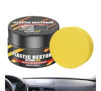 Car Trim Restorer - Black Rubber Renovation Coating, Ceramic Nano Technology Shield, Deep Saturation Color Recovery Formula, Hydrophobic Weather Defense, Automotive Exterior