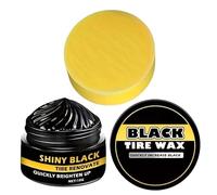 Car Trim Restorer, Quick Penetrating Kit, Fast Acting with, Tire Shine Aid with Sturdy Build, Modern Black Style, Accessory for Sedans SUVs Cross Country A: 30g, B: 50g, C: 100g