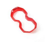 Car Trim Sticker For Jeep For Renegade 2016 2017 2018 2019 2020 2021 2022 2023 2024 Up Car Interior Drinks Cup Holder Decoration Cover(Red)