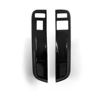 Car Trim Sticker Protector Car Window Lift Switch Sticker ABS Carbon Fiber Decal Trim Cover For Chevy For Camaro 2010-2015 Accessories