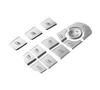 Car Trim Sticker Protector Car Window Lifter Buttons Sequins Decoration Trim Chrome Interior Cover For Panamera For Cayenne For Macan