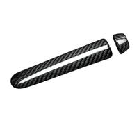 Car Trim Sticker Protector Real Carbon Fiber Car Handbrake Cover Trims For Mini For Cooper Hatchback F55 F56 F57 2014-2021