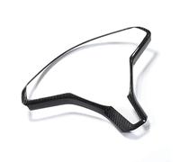 Car Trim Sticker Protector Steering Wheel Trim Cover For Tesla For Model S X Real Carbon Fiber Car Inner Frame Decorative
