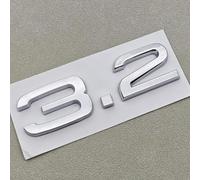 Car Trunk Badge Sticker 3D ABS Emblem Letters,For Audi A3 A4 A5 A6 A7 A8 Q3 Q5 Q7 Q8 1.9 2.0 2.8 3.0 4.2 TDI 3.6